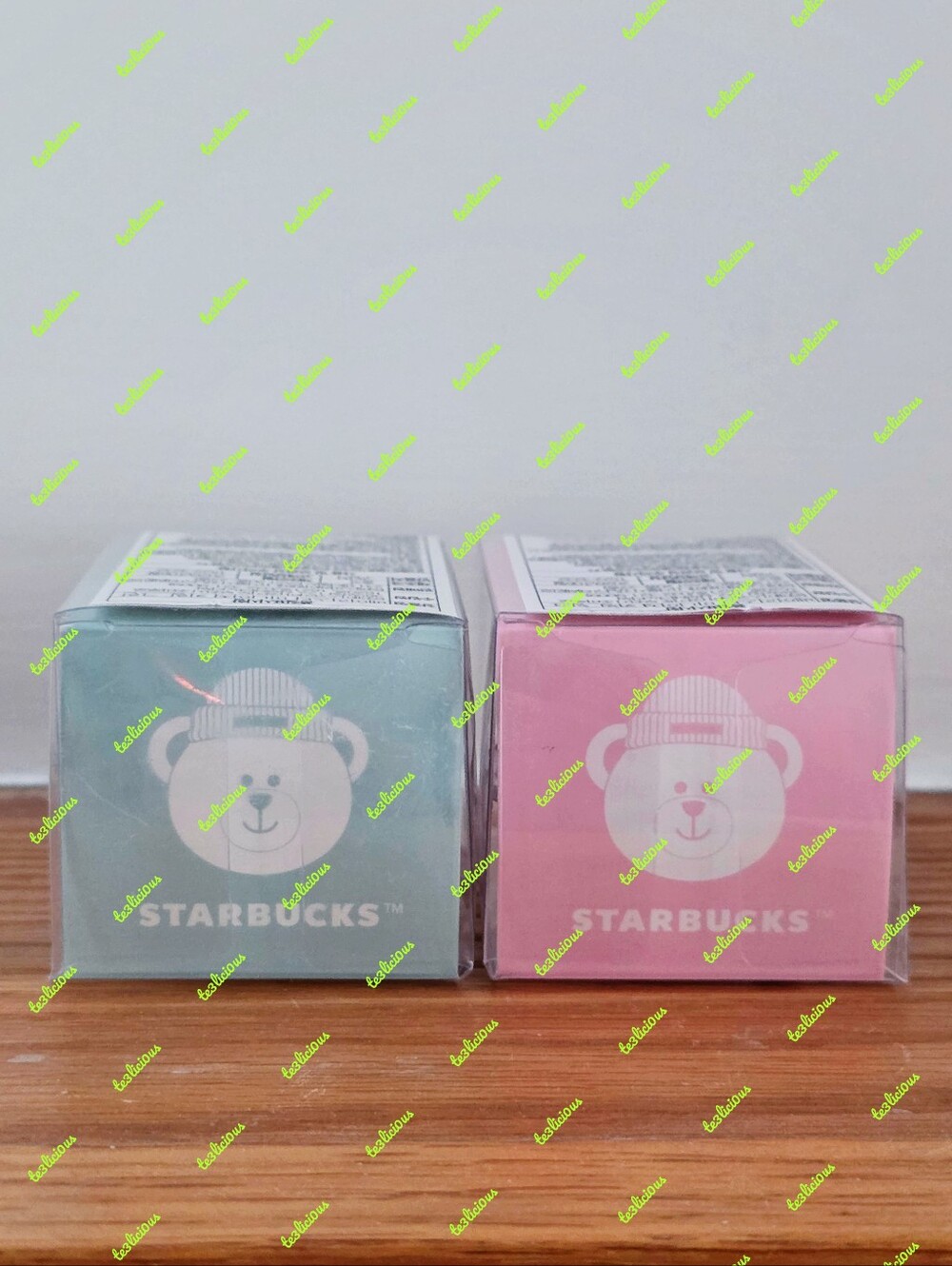 STARBUCKS KOREA 2026 BEARISTA BEAR COLD CUP MINIATURE KEYCHAIN SET - Picture 8 of 9